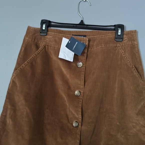 Lands' End Tan Pencil Skirt Knee-Length Casual - Picture 8 of 8